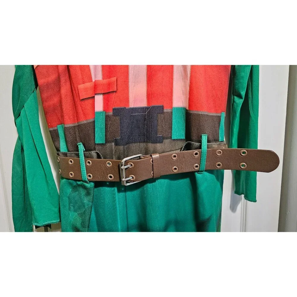Fortnite TomatoHead Adult Costume Tomato Head Mask Belt Mens Spirit Halloween